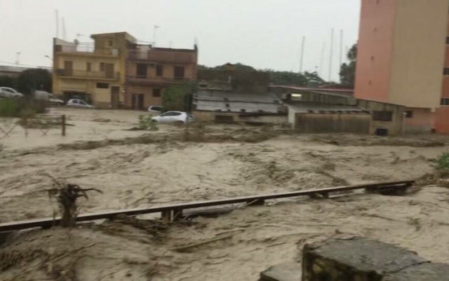 Nubifragio a Sciacca, disperso un allevatore