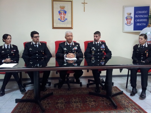 Carabinieri, furti e rapine in calo con arresti e denunce in aumento