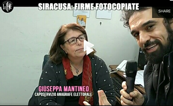 Siracusa, liste firme false: il caso arriva a Le Iene. IL VIDEO