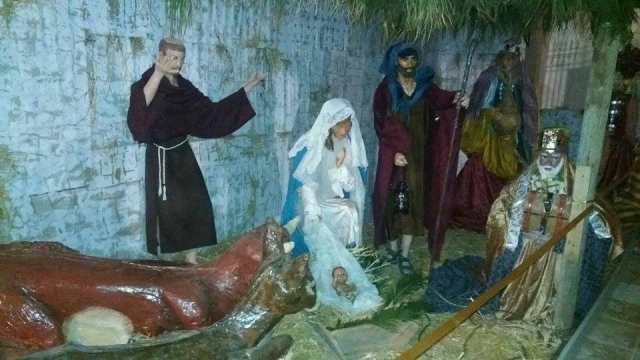 Siracusa, il presepe di San Francesco in piazza Santa Lucia