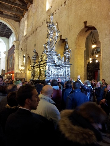 La traslazione di Santa Lucia all'altare maggiore