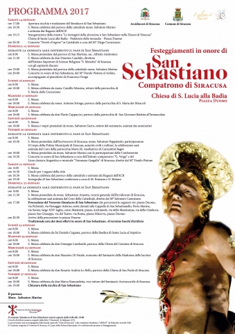 Presentata Festa di San Sebastiano, il programma