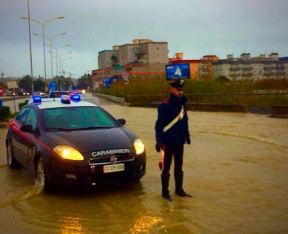 Allerta meteo arancione, pioggia e vento forte