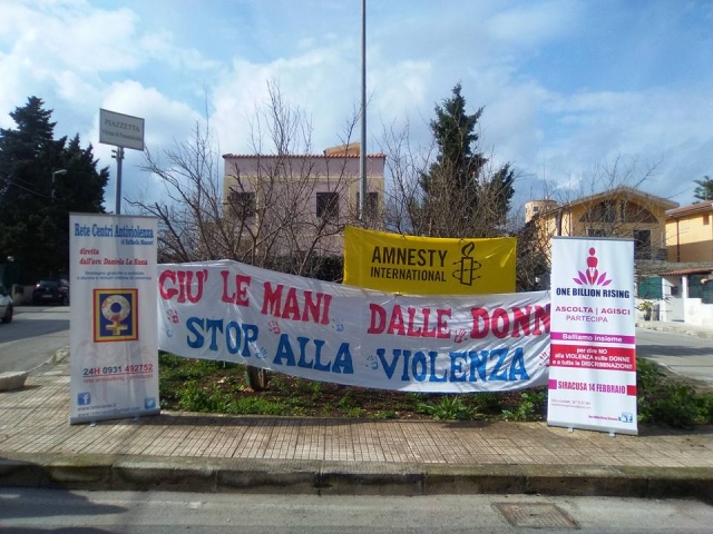 Anche Siracusa partecipa al One Billion Rising