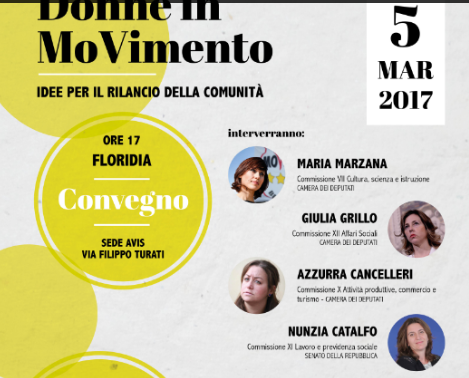 "Donne in MoVimento" a Floridia e Canicattini Bagni