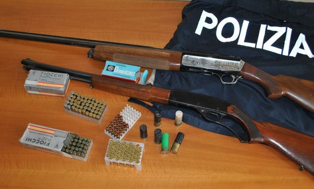 Augusta, controlli su detenzione armi: sequestri e denunce