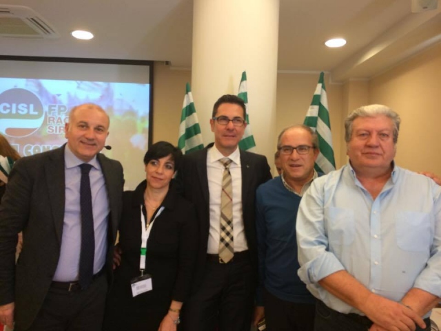 FP Cisl, riconfermato Daniele Passanisi segretario generale