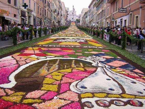 Noto, Infiorata ispirata a Principato di Monaco