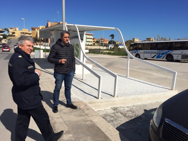 Pachino, il nuovo terminal dei bus in via Taranto