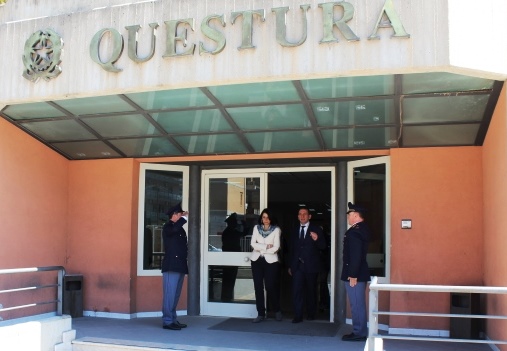Il Prefetto Castaldo in visita alla Questura di Siracusa