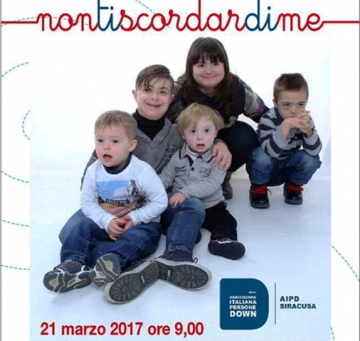 “Non ti scordar di me”, domani la giornata della sindrome di down