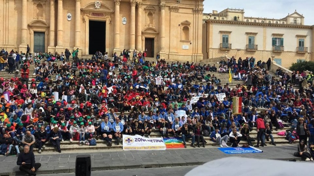 Noto, la manifestazione di Libera contro ogni forma di mafia