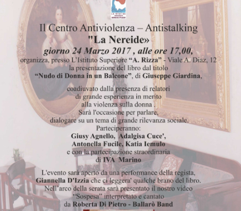 Presentazione del libro "Nudo di Donna in un Balcone"