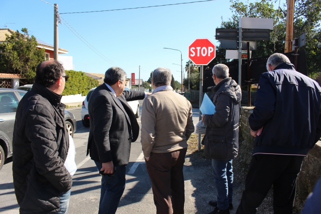 Melilli, una rotatoria per Città Giardino: sopralluogo del sindaco