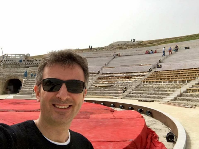 Siracusa, Ficarra e Picone arrivano al Teatro Greco: il selfie