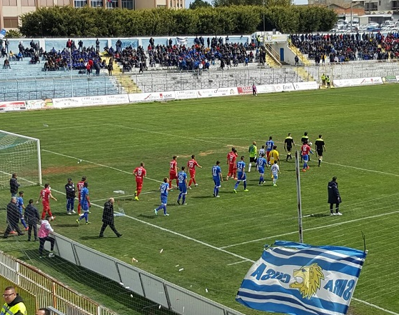 Il Siracusa inciampa con l'Akragas e perde 1-0