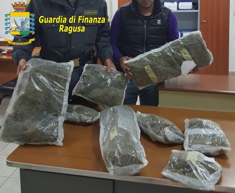 Pozzallo, sequestrati 8 chili di marijuana al porto