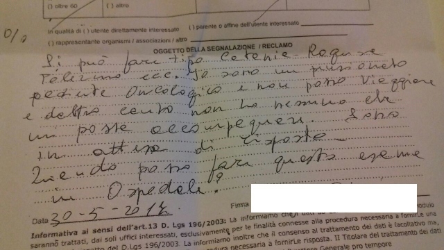 Siracusa, struttura ospedaliera insufficiente: lettera all'Asp