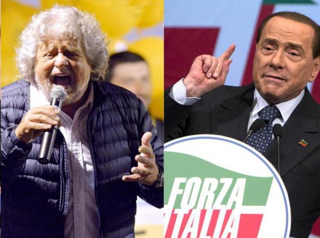 Affondo di Berlusconi: Grillo si faceva pagare in nero