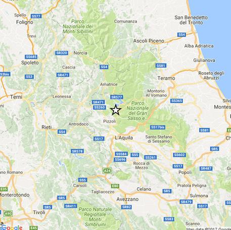 Terremoto vicino lAquila, scossa 3.9