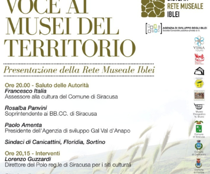 Siracusa, presentazione Sistema Rete Museale Iblei