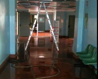 Siracusa, allagamento al seminterrato dell'ospedale Rizza