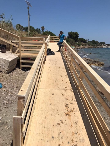Siracusa, spiagge accessibili a tutti: scalette e scivoli