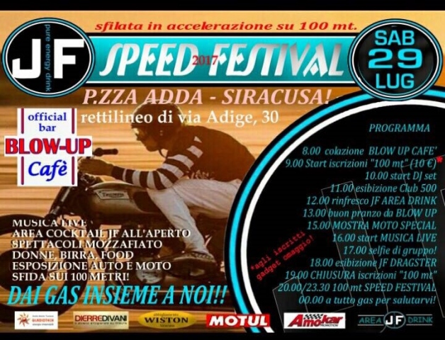Siracusa, via alla IV edizione di Speed Festival