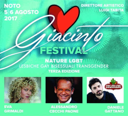 Noto, torna Giacinto: il festival squisitamente LGBT