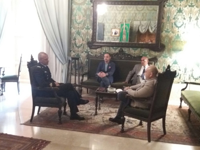 Siracusa, il comandante del Distaccamento aeronautico al Vermexio