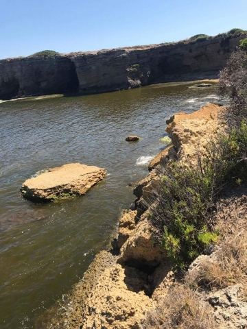 Siracusa, acqua torbida alla riserva naturale del Plemmirio
