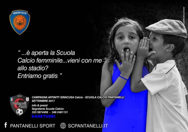 Partite gratuite del Siracusa per piccoli alunni di calcio