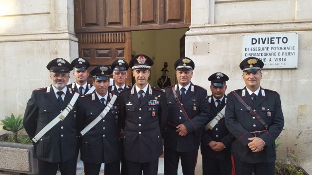 Il Gen. Galletta in visita a stazioni di Sortino, Solarino e Palazzolo Acreide