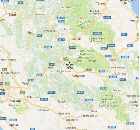 Terremoto nell'Aquilano, scossa di magnitudo 3.7