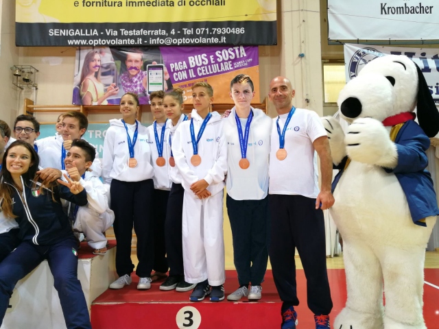 Karate under 14, bronzo per Salerno e Spinosa