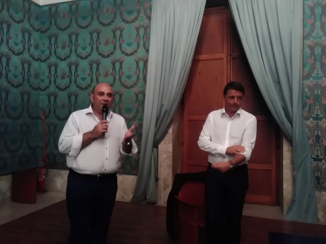 Siracusa, Renzi al Vermexio per la presentazione del suo libro