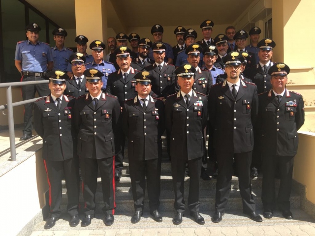 Noto, il capitano Landi saluta il Comando per trasferirsi a Rimini