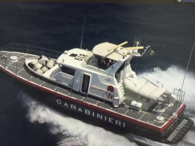 Augusta, un'estate di controlli per i Carabinieri in motovedetta