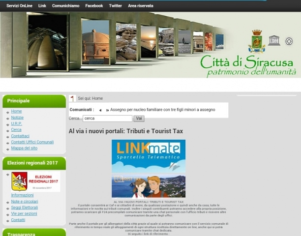 Il sito del Comune di Siracusa bocciato il trasparenza: spoglio e incompleto