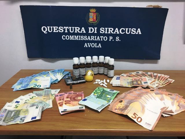Avola, droga: hashish, cocaina e metadone. Arrestato 36enne