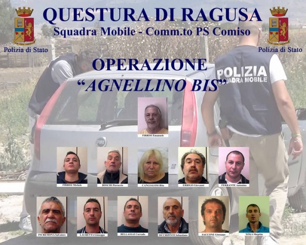 Droga, operazione bis nel Ragusano: in 13 di nuovo in carcere