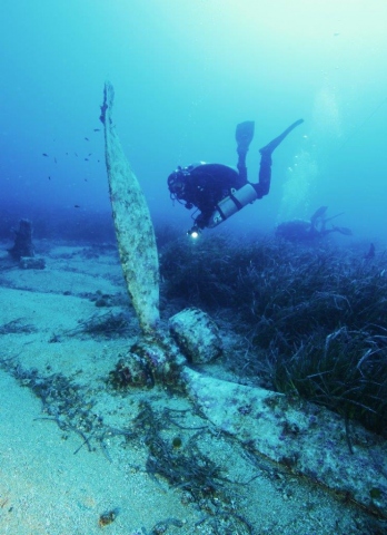 Siracusa, resti sommersi di velivolo al Plemmirio: effettuato primo sopralluogo