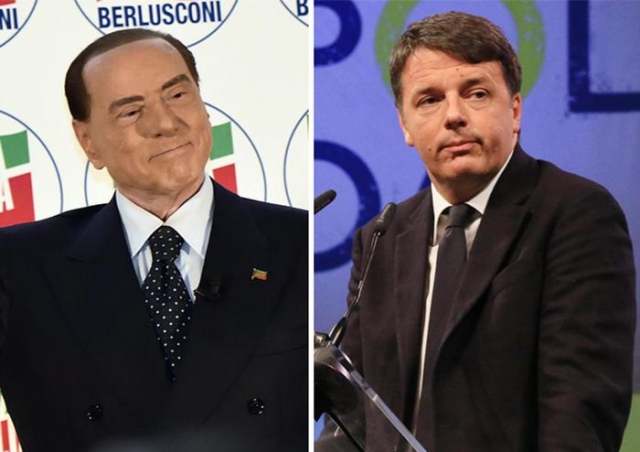 Berlusconi: Gallitelli premier. Renzi: '80 euro alle famiglie con figli'