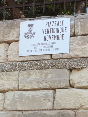 Siracusa, inaugurato il piazzale "Venticinque Novembre"