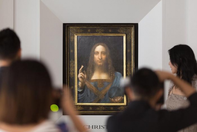 'Salvator Mundi' di Leonardo asta record, 450 mln dollari