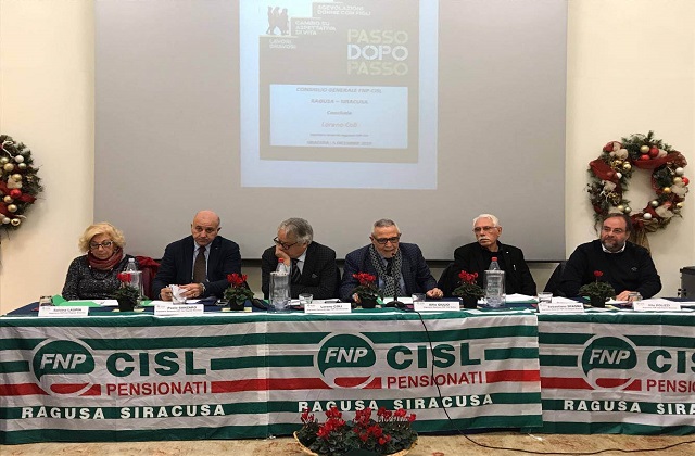 Siracusa, Consiglio generale Fnp Cisl: "Investimenti necessari"