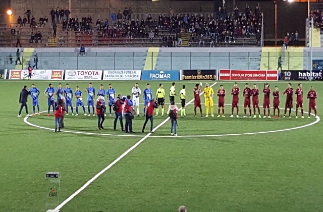 Siracusa bello e sfortunato con il Trapani, finisce 2-2