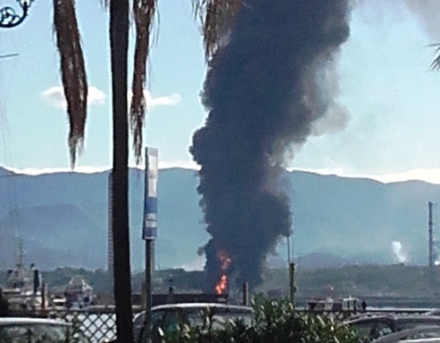 Incendio in Raffineria di Milazzo, ci sono feriti