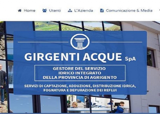 Agrigento, indagine "Girgenti Acque": 73 indagati