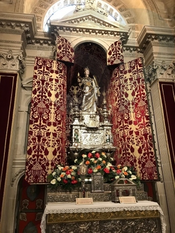 Siracusa, esposizione del simulacro di Santa Lucia oggi e sabato